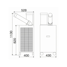 画像をギャラリービューアに読み込む, 100Vスポットクーラー