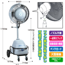画像をギャラリービューアに読み込む, ミストファン 移動式ファン型ミスト発生機 SFC-114